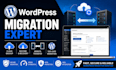 wordpress migration website transfer clone backup resolve expert