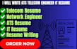 write ats telecom network engineer IT resume