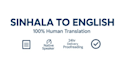 do professional sinhala to english translation