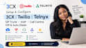 verified upgraded  twilio telnyx account sip trunk did number 3cx ivr bulk sms