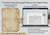 transcribe and type old damaged or handwritten documents