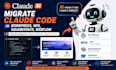 migrate claude code to wordpress wix claude code site to squarespace webflow