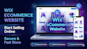 design a professional wix ecommerce website with payment and product setup