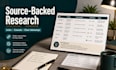 create a concise research spreadsheet for your business or niche