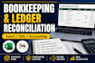 do bookkeeping and ledger reconciliation