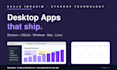 build a desktop application using electron js and sqlite
