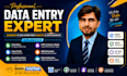data entry expert  web research and composing