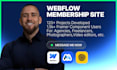 build a webflow membership website with memberstack and outseta