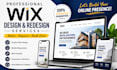 do wix website design, redesign business wix website, website development