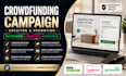 do crowdfunding campaign creation promotion on gofundme kickstarter indiegogo