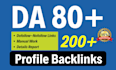 200 high quality backlinks rank your website on google top