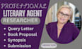 submit your book to literary agent, prepare query letter, synopsis