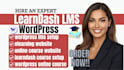 dev a complete learndash lms course with wordpress for online course creators