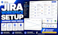 setup jira workspace, jira project management boards, jira automation, backlog