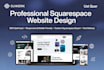 design and build a custom squarespace website