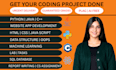 solve your urgent assignments in html, java, cpp, python programming projects