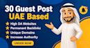 publish uae guest posts on high da,dr arabic sites