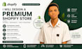 create a modern shopify ecommerce website