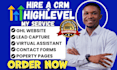 design real estate gohighlevel website ghl lead capture form virtual assistant