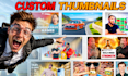 design a professional youtube thumbnail  that boosts CTR