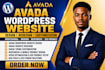 develop avada wordpress website customize avada website with avada theme