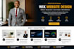 create a professional wix website design