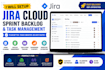setup jira cloud sprint backlog and task management