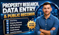 do us public record data entry property research title examiner