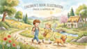 children book illustration and children book illustration