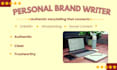 write personal branding posts and storytelling content