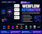 build webflow automation workflows with zapier make airtable