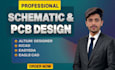 design schematic and pcb in altium, eagle, easyeda, kicad
