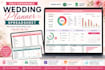 design custom wedding planner spreadsheet budget tracker dashboard system