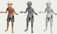 create custom 3d toy, action figure and printable stl model