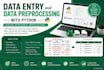 do data entry and data preprocessing with python