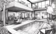 draw realistic architectural and perspective sketches
