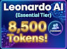setup 2 leonardo ai account 8600 token each