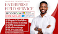setup salesforce microsoft dynamic356 oracle servicenow field service automation