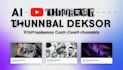 design viral faceless youtube cash cow thumbnails