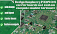 design raspberry pi cm4 cm5 carrier boards and custom compute module hardware