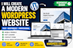 create a modern wordpress website
