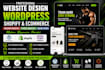 wordpress ecommerce shopify dynamic firearm and fitness website