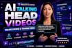 create ai talking head online course training video coaching explainer vsl video