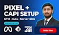 facebook pixel setup with conversion API and GTM tracking