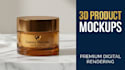 create 3d product mockup design and product rendering