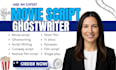 write screenplay movie script writing scriptwriting screenwriting film script