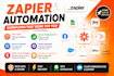set up zapier automation to connect apps and automate workflows