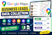 scrape google maps data for targeted business leads