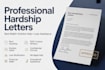draft hardship letters for rent, loan, or eviction help