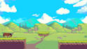 create 2d pixel art backgrounds and environments